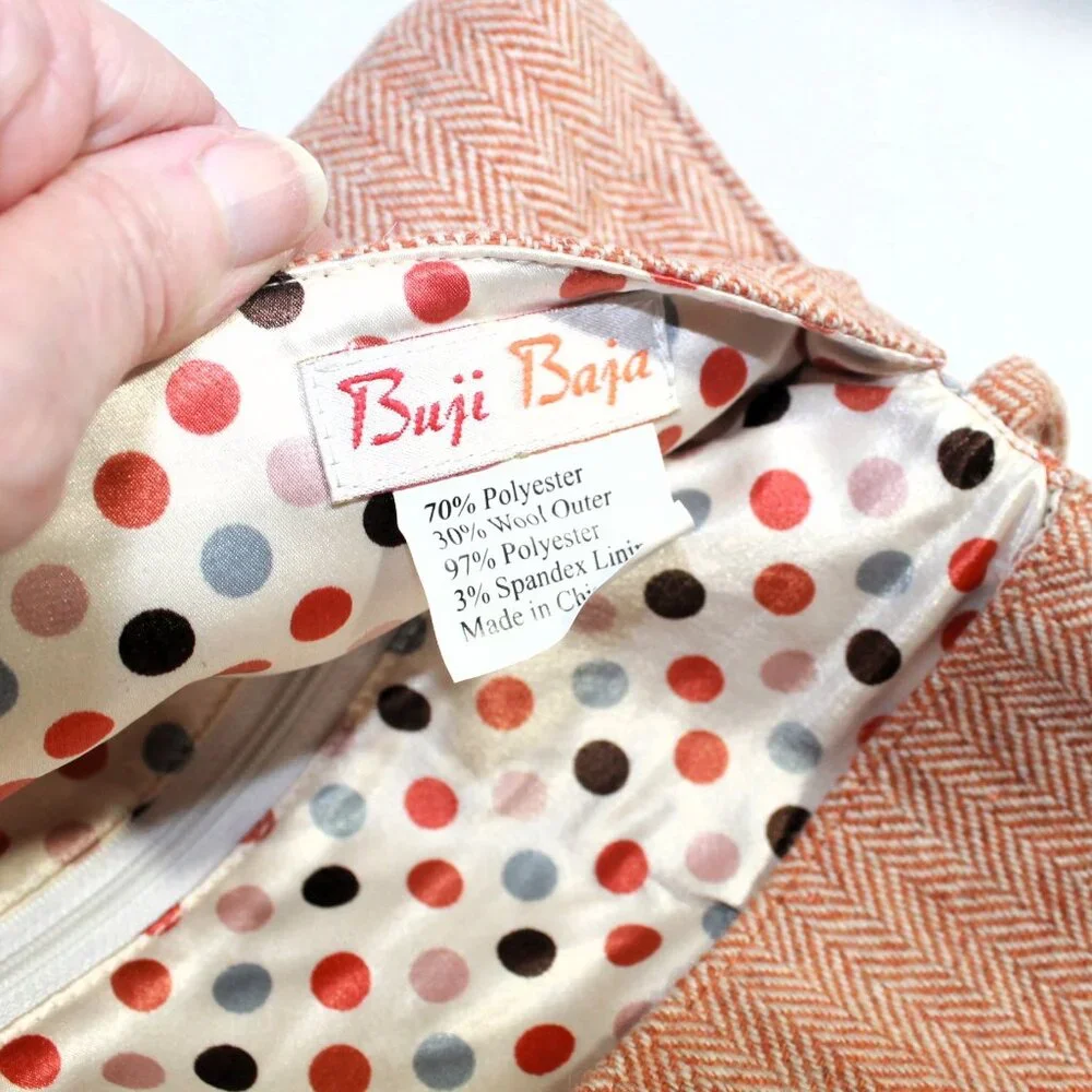 Buji Baja Wool Blend Clutch / Purse